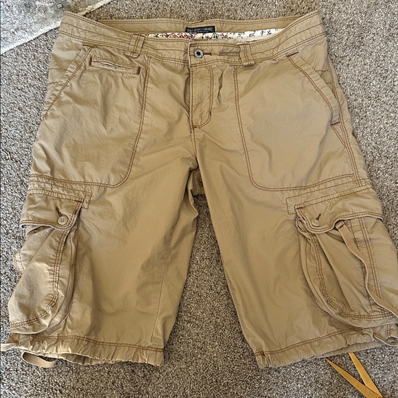 Polo by Ralph Lauren Tan Cargo Shorts Hiking Gorpcore Casual Outdoors Camping - Picture 1 of 10